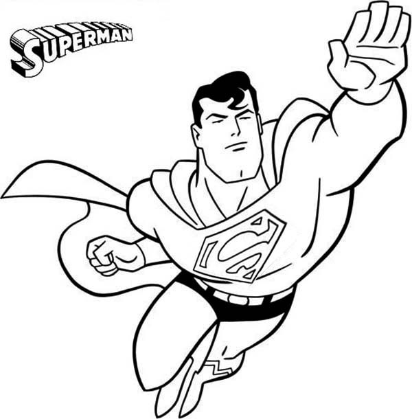 Superman Coloring Pages For Kids
 Superman coloring pages