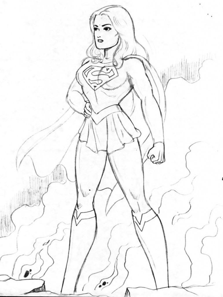 Superwoman Coloring Pages
 Supergirl Coloring Pages Coloring Home