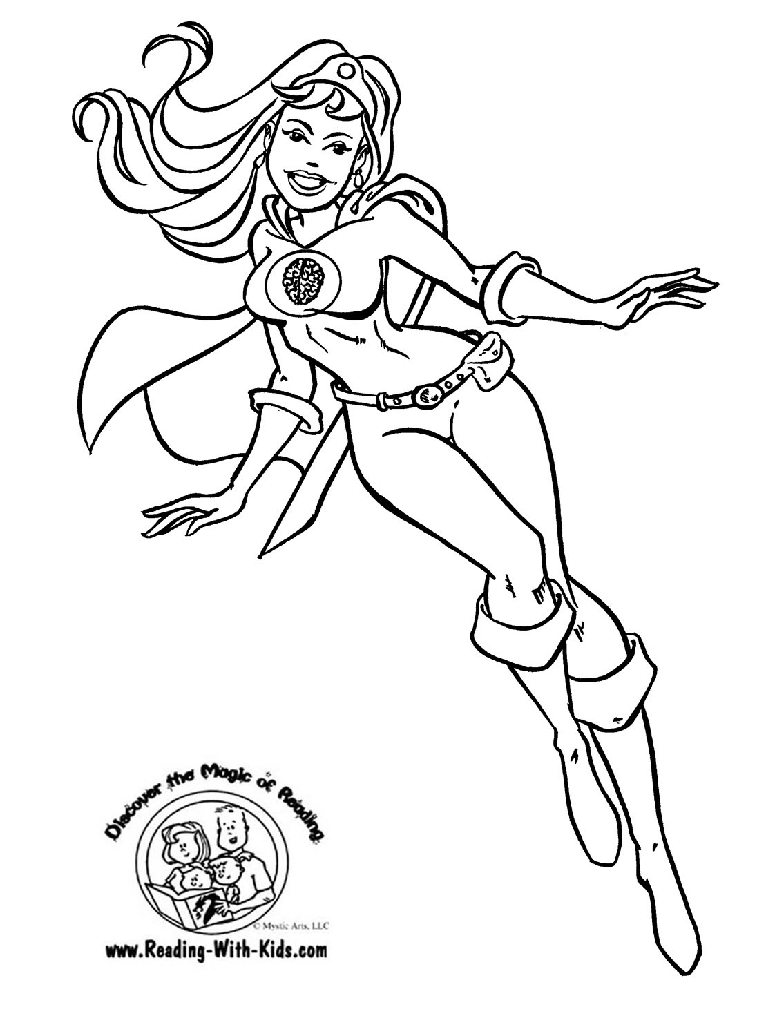 Superwoman Coloring Pages
 Halloween