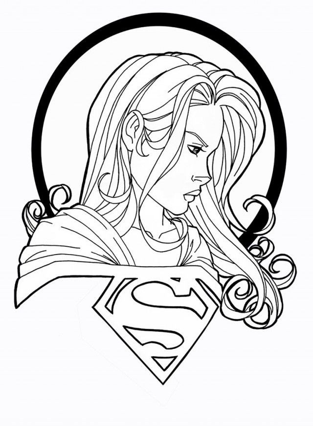 Superwoman Coloring Pages
 Supergirl Coloring Pages Best Coloring Pages For Kids