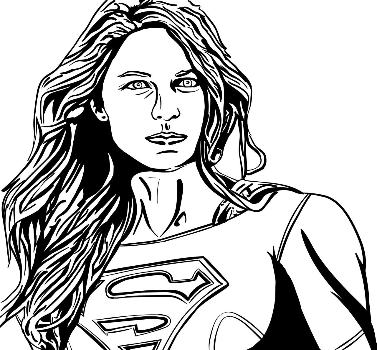 Superwoman Coloring Pages
 Supergirl Coloring Pages Best Coloring Pages For Kids