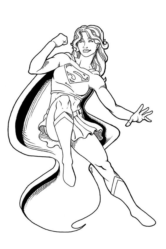 Superwoman Coloring Pages
 Supergirl Coloring Pages Coloring Home