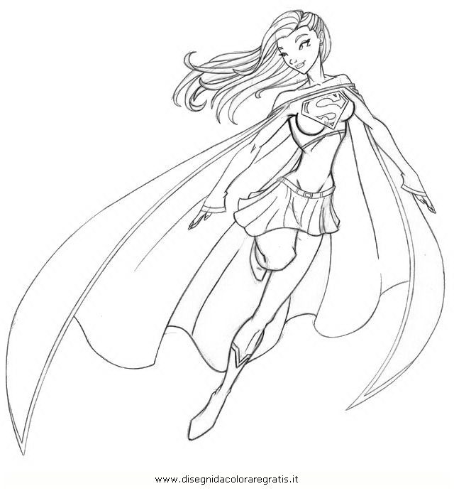 Superwoman Coloring Pages
 supergirl coloring pages