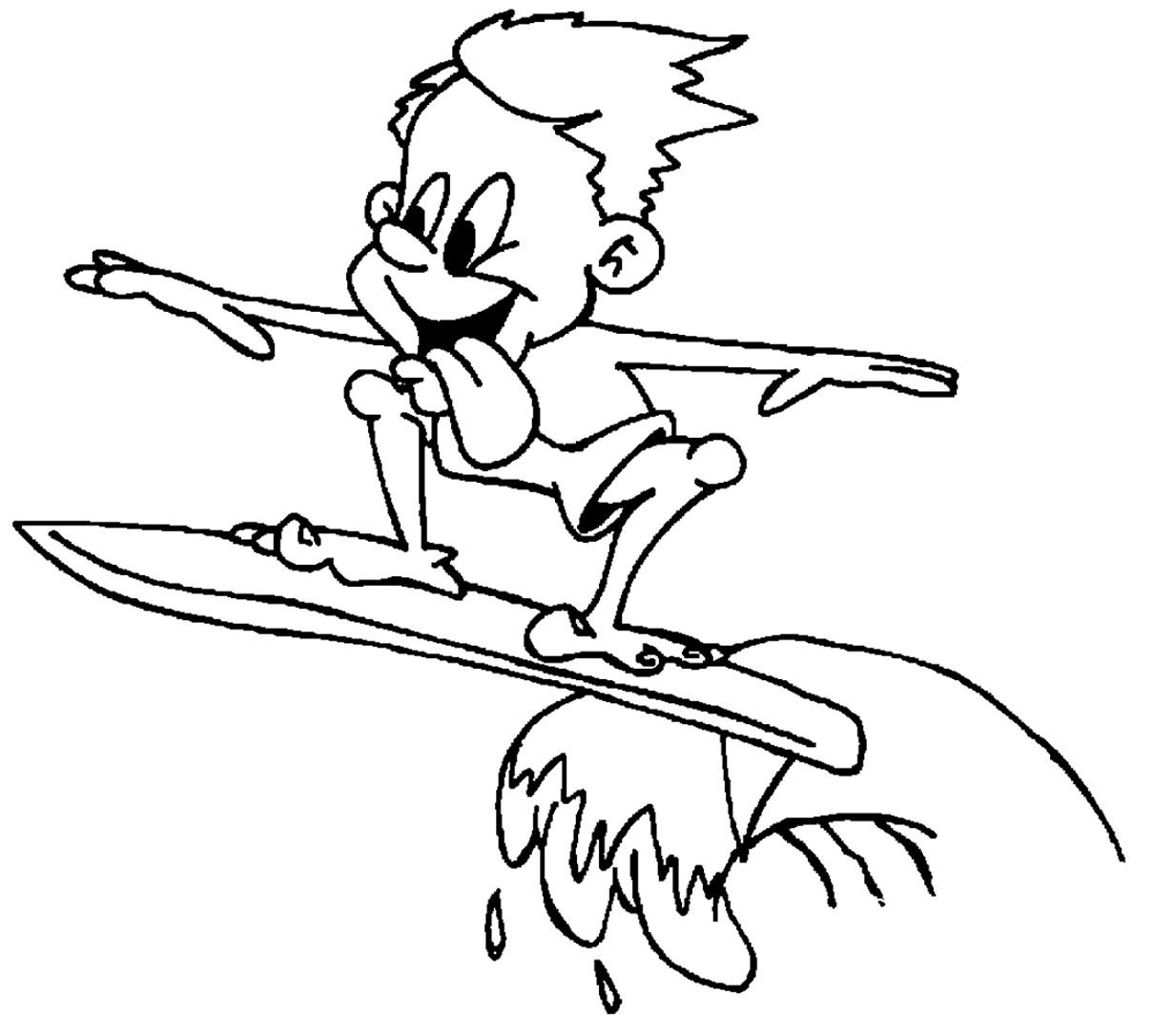 Surfing Coloring Pages
 Surfing coloring Download Surfing coloring