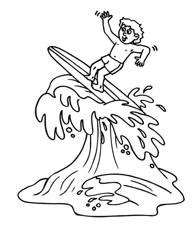 Surfing Coloring Pages
 Surfing Coloring Pages AZ Coloring Pages