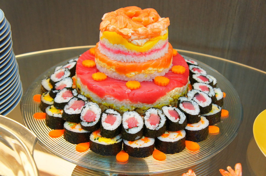 Sushi Birthday Cake
 The Hali Hijabi