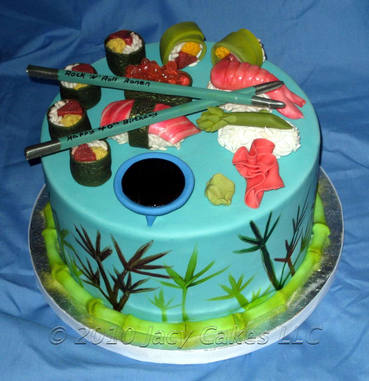 Sushi Birthday Cake
 News from Jacy Cakes Sushi Cake