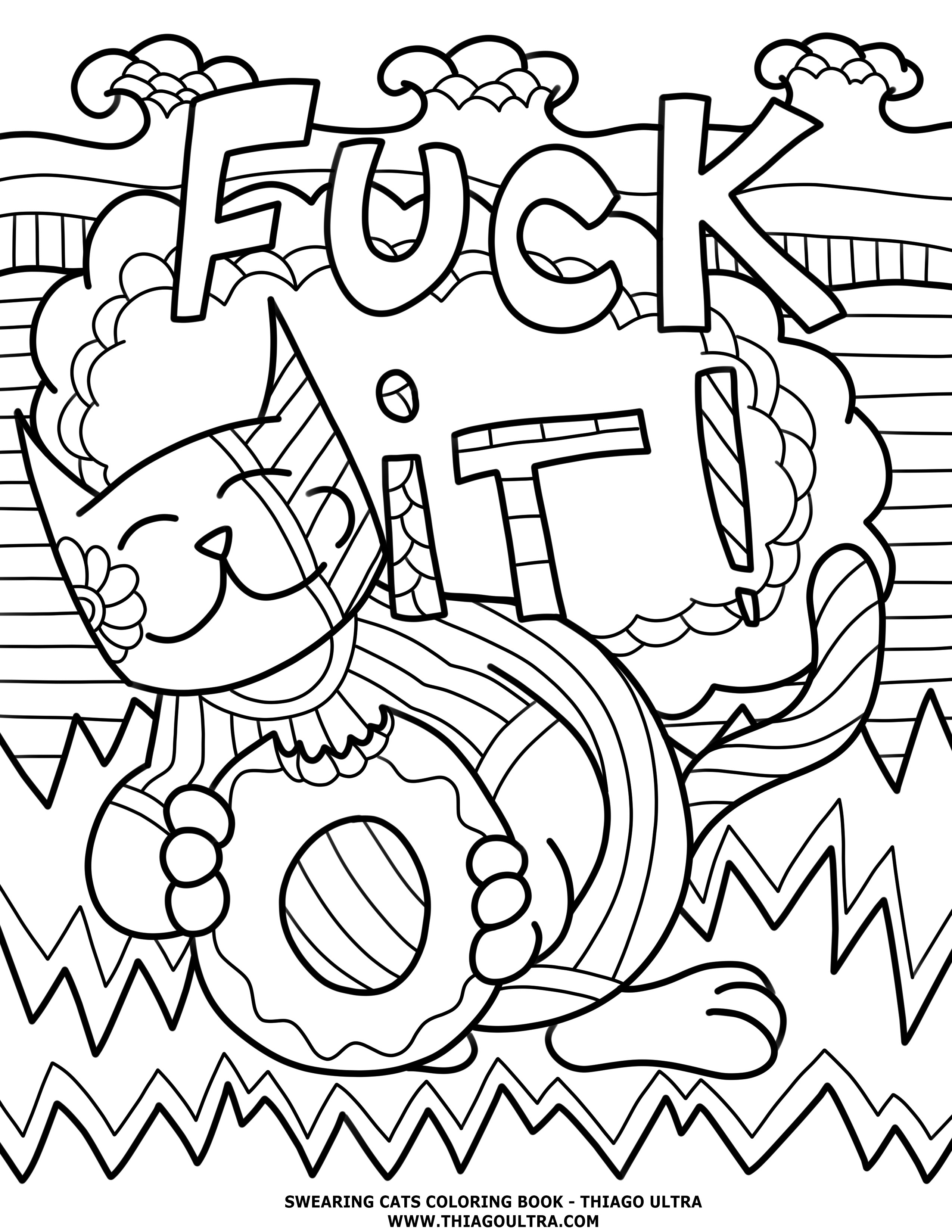 Swear Word Coloring Pages Printable Free
 Swear Word Coloring Pages Bltidm