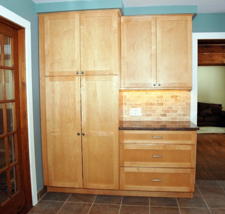 Best ideas about Tall Kitchen Pantry Cabinet
. Save or Pin Tall utility refrigerator oven cabinets kitchen Now.