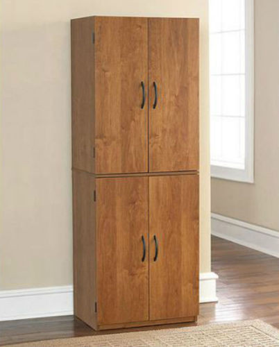 Best ideas about Tall Kitchen Pantry Cabinet
. Save or Pin Tall Kitchen Pantry Shelf Food Storage Cabinet Wood Now.