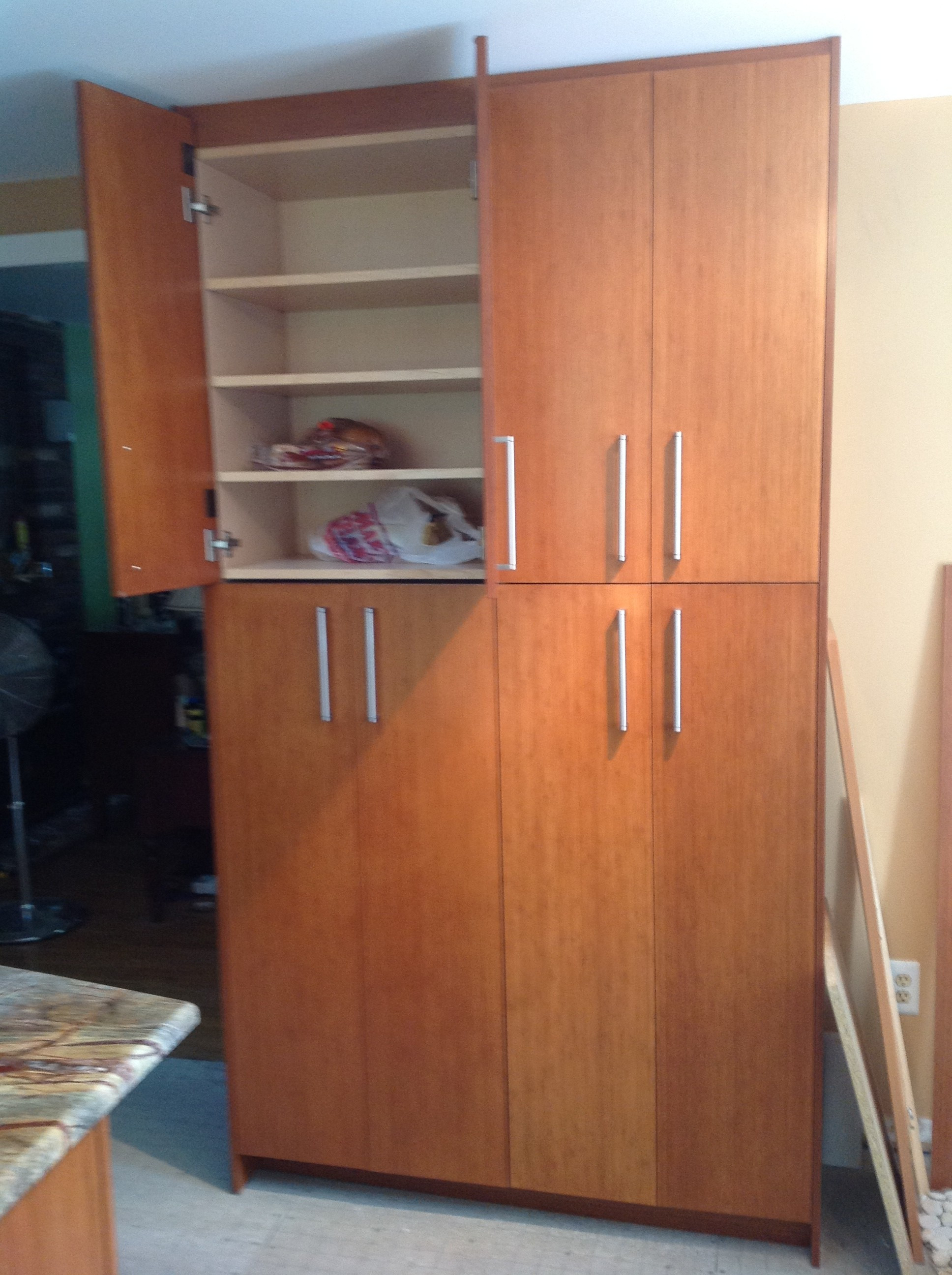 Best ideas about Tall Kitchen Pantry Cabinet
. Save or Pin Classic White Wooden Tall Pantry Cabinet With Drawers And Now.