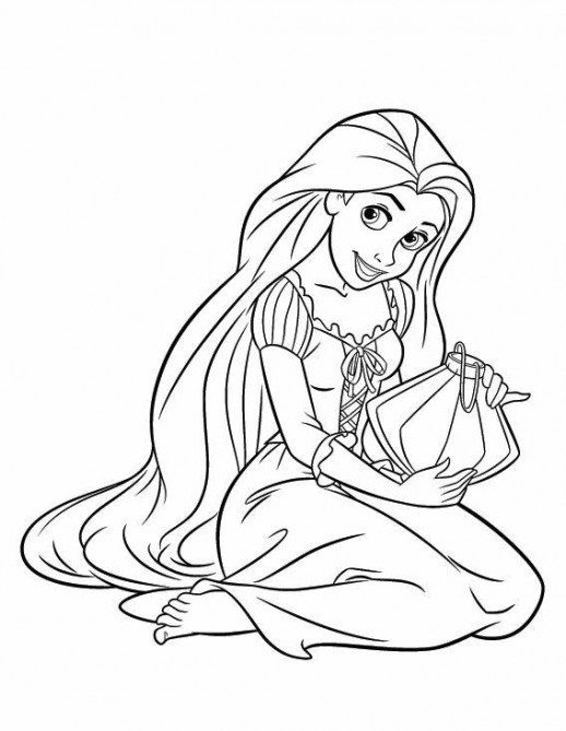 Tangled Coloring Pages For Girls
 Little Pony Free Coloring Pages For Girls Easter