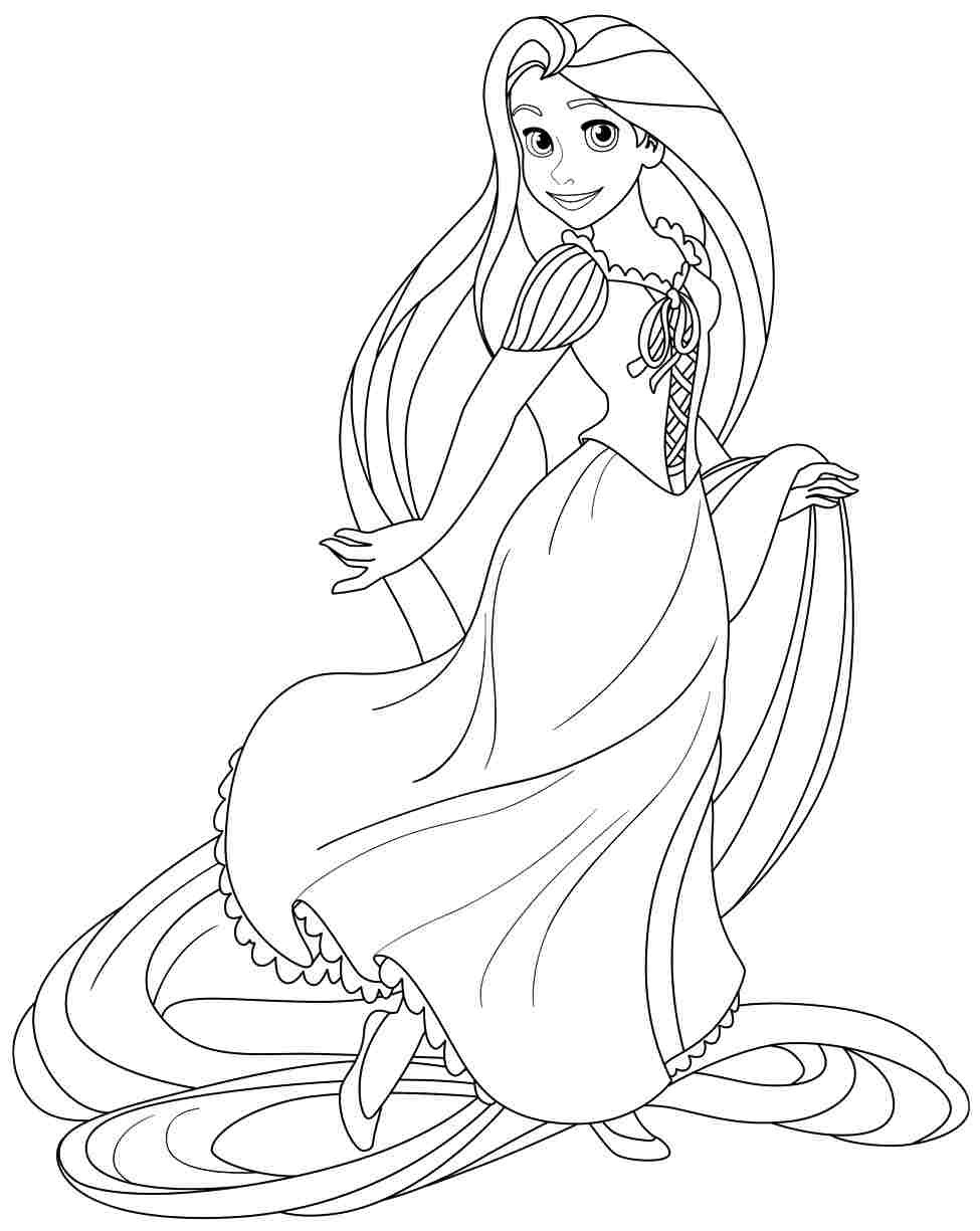 Tangled Coloring Pages
 rapunzel coloring pages