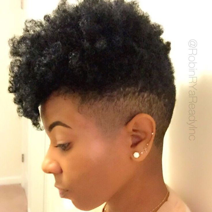 Tapered Hairstyles For Natural Hair
 Natural Tapered Style with Faded Sides taperednaturalhair