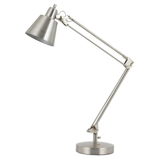 Best ideas about Target Desk Lamp
. Save or Pin Cal Lighting Udbina Brushed Steel finish Metal Desk Lamp Now.