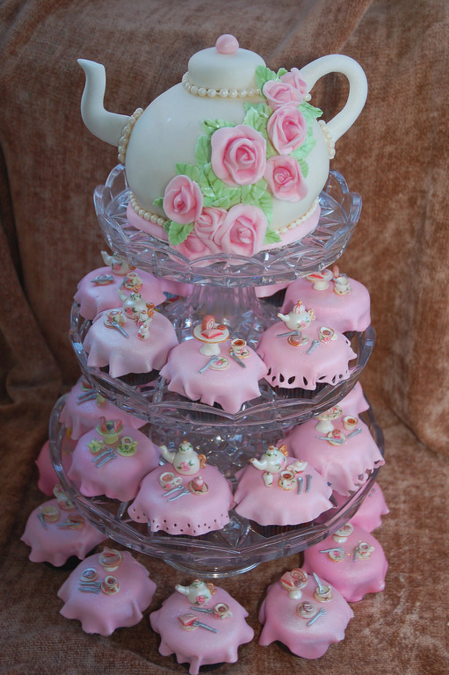 Tea Party Birthday
 Tea Party Birthday Party Cupcake Tower CakeCentral