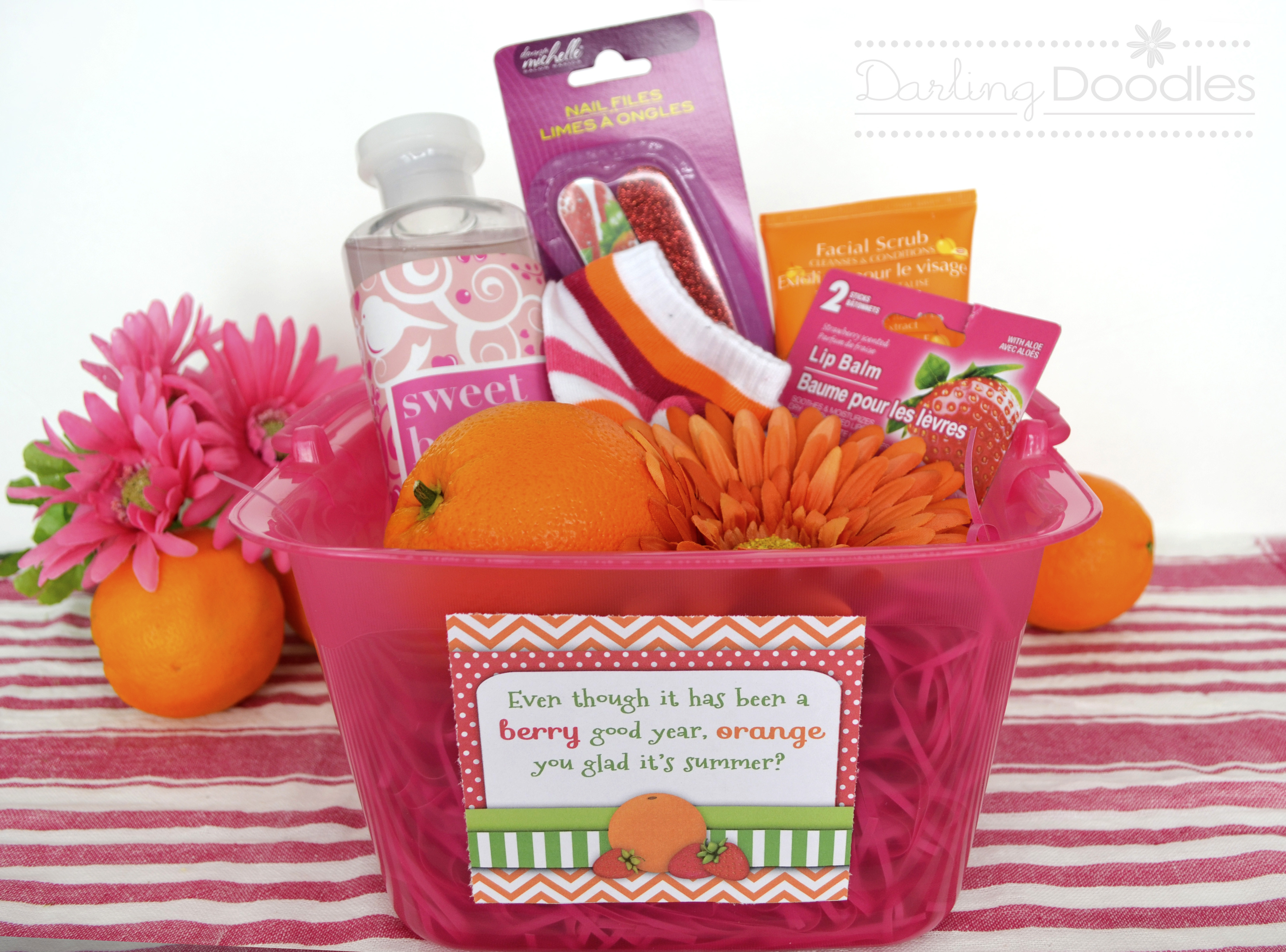 Best ideas about Teacher Gift Basket Ideas
. Save or Pin Berry Gift Basket for the End of the School Year Darling Now.