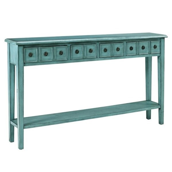 Best ideas about Teal Entryway Table
. Save or Pin Shop Powell Sa Teal Wood Long Entryway Console Table Now.