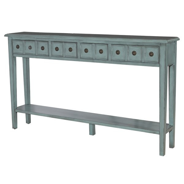 Best ideas about Teal Entryway Table
. Save or Pin Powell Sa Teal Wood Long Entryway Console Table Free Now.