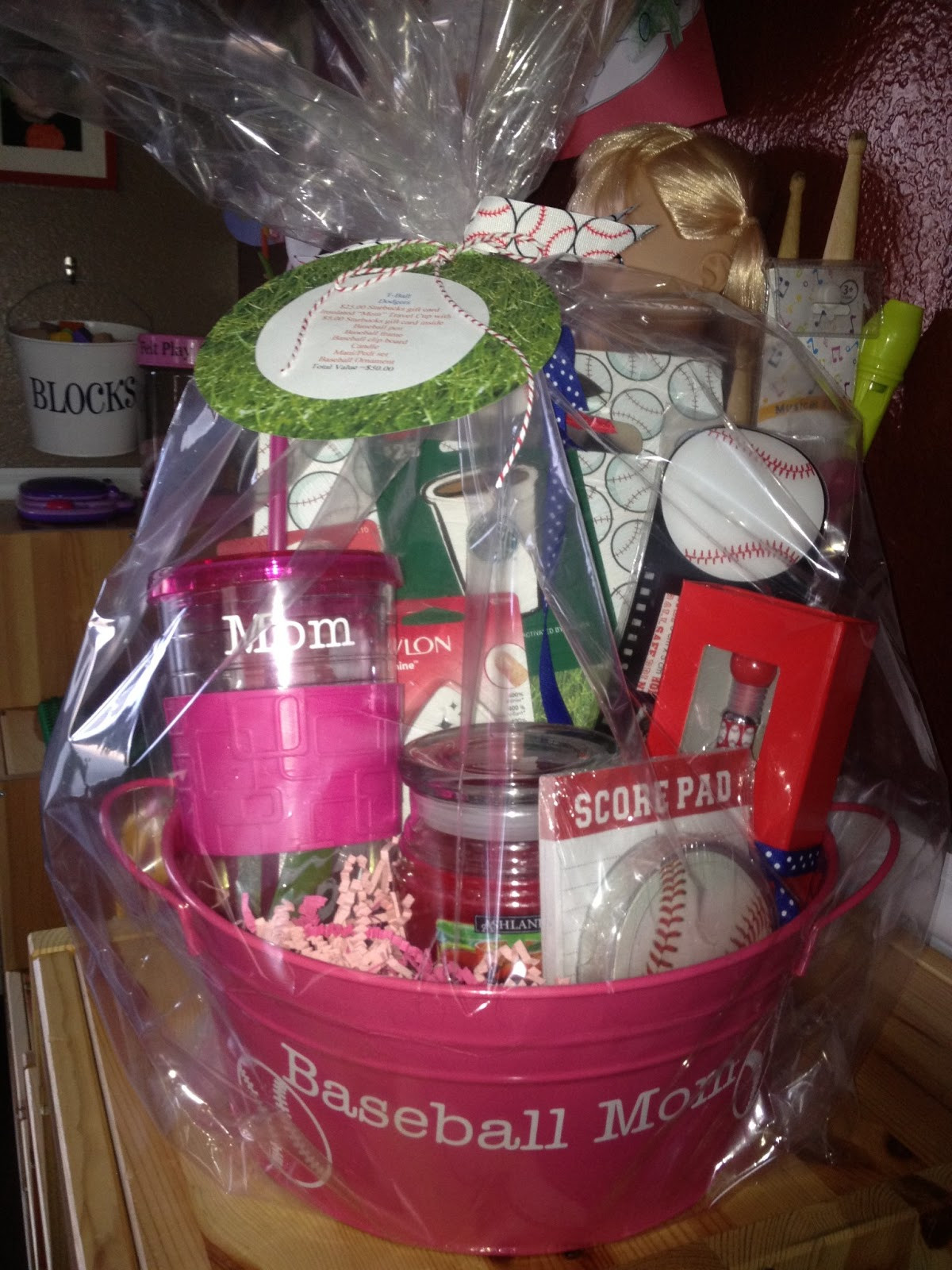 Team Gift Ideas
 Three Crafty Cousins Team Mom Gift Basket