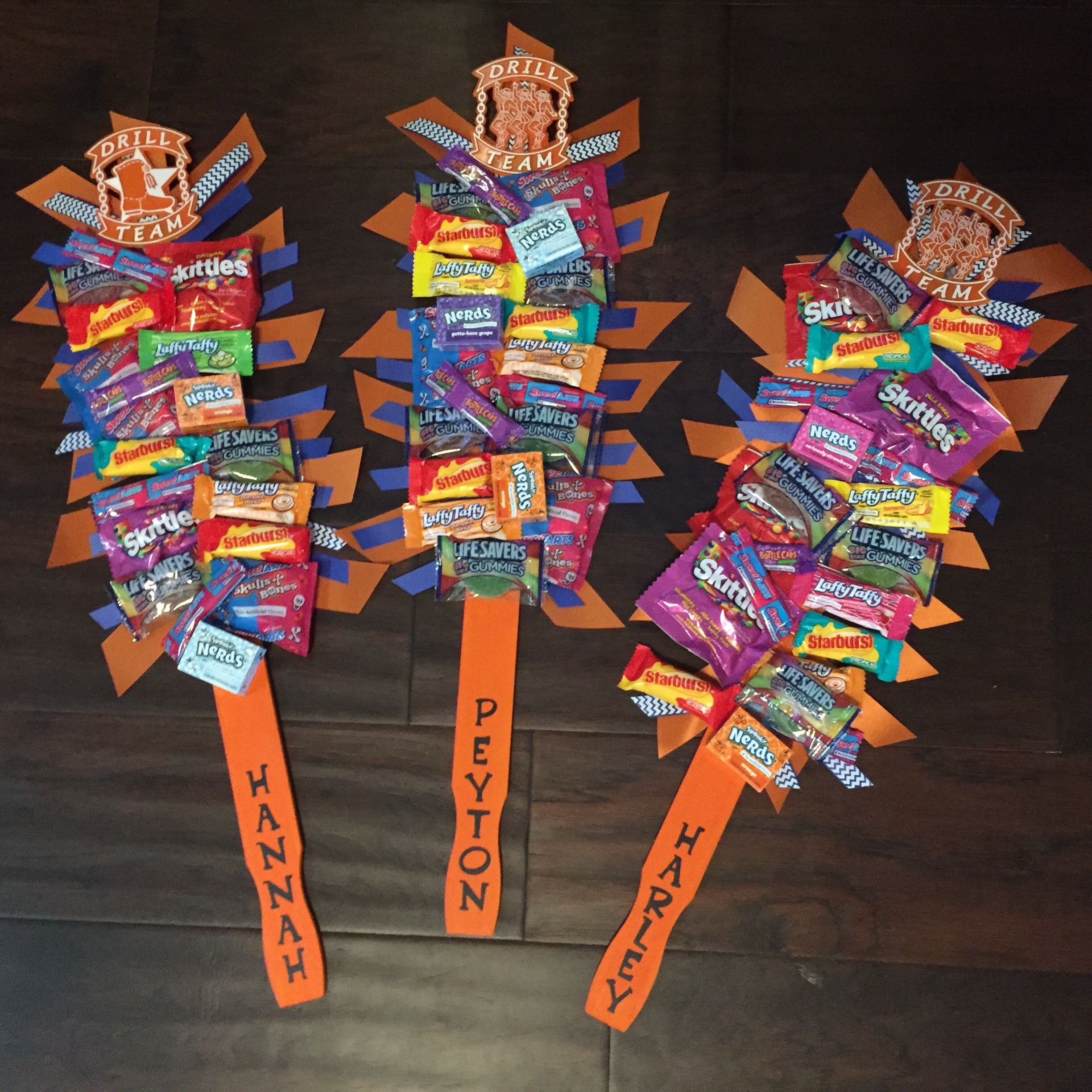 Team Gift Ideas
 Candy Spirit Sticks Great team ts Use free paint