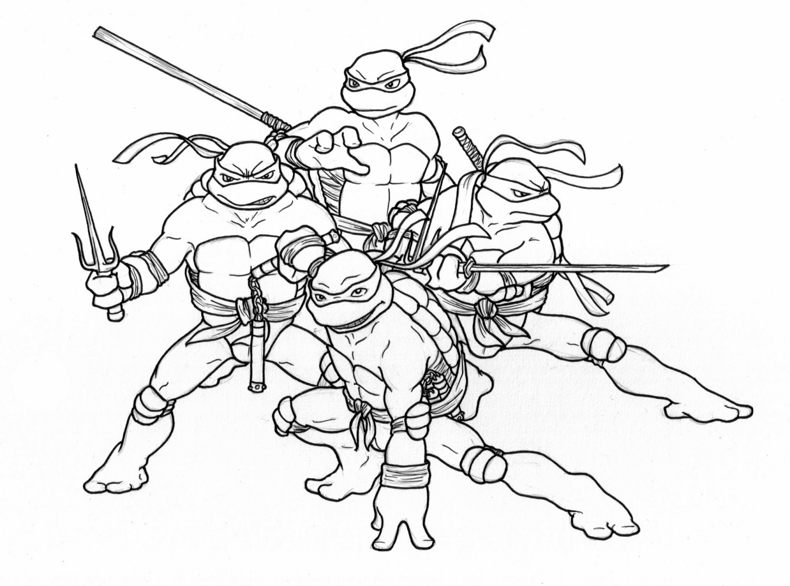 Teenage Mutant Ninja Turtles Coloring Book
 Teenage Mutant Ninja Turtle Coloring Pages coloringsuite