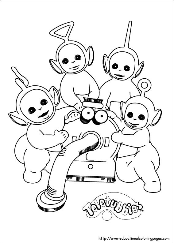 Teletubbies Printable Coloring Pages
 Teletubbies coloring pictures Educational Fun Kids