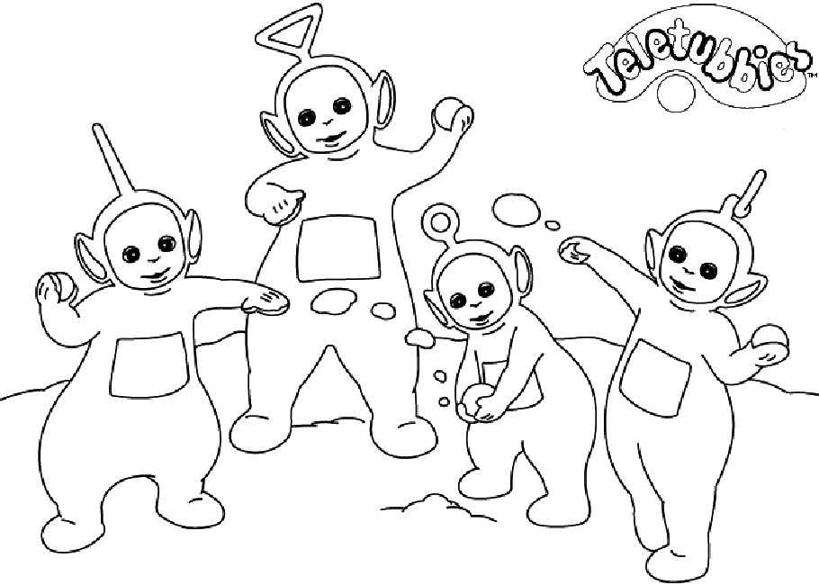 Teletubbies Printable Coloring Pages
 Teletubbies Coloring Pages To Print Coloring Home