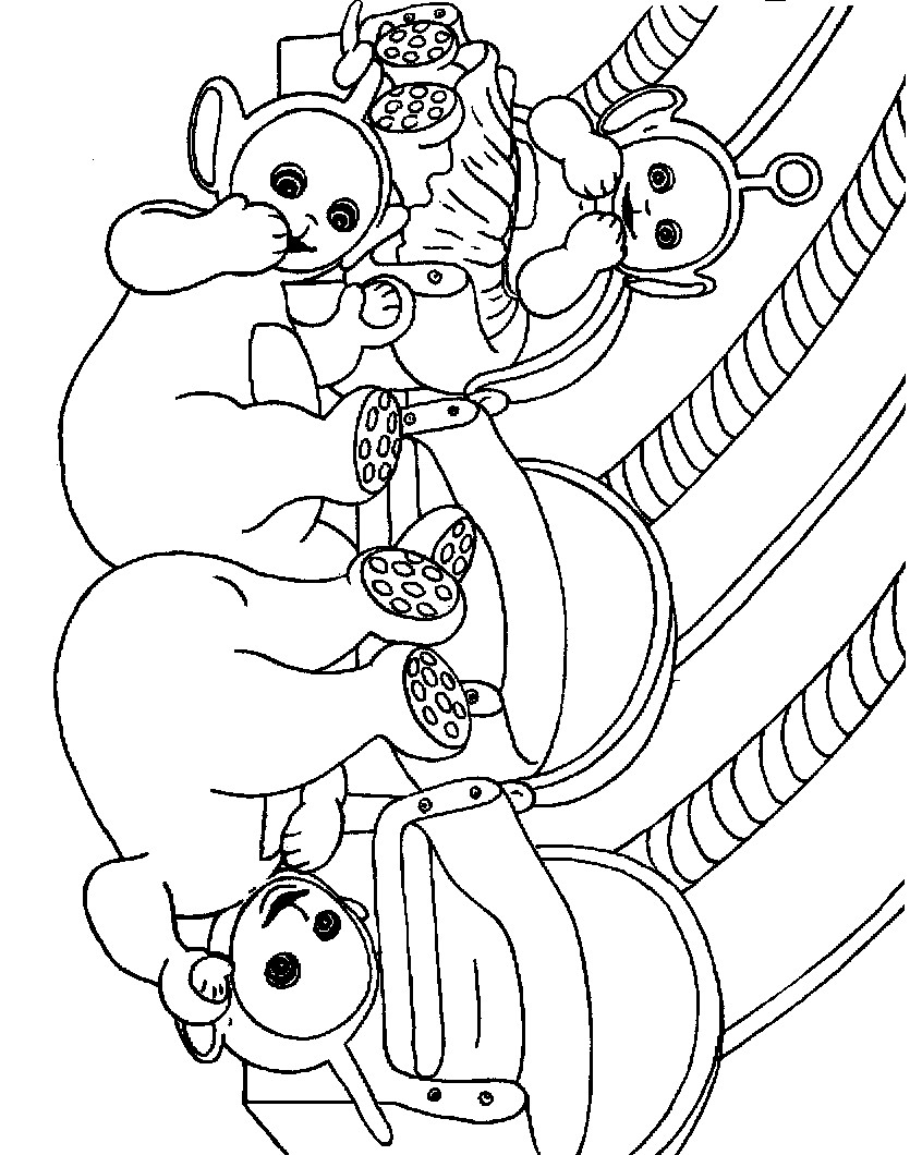 Teletubbies Printable Coloring Pages
 Free Printable Teletubbies Coloring Pages For Kids