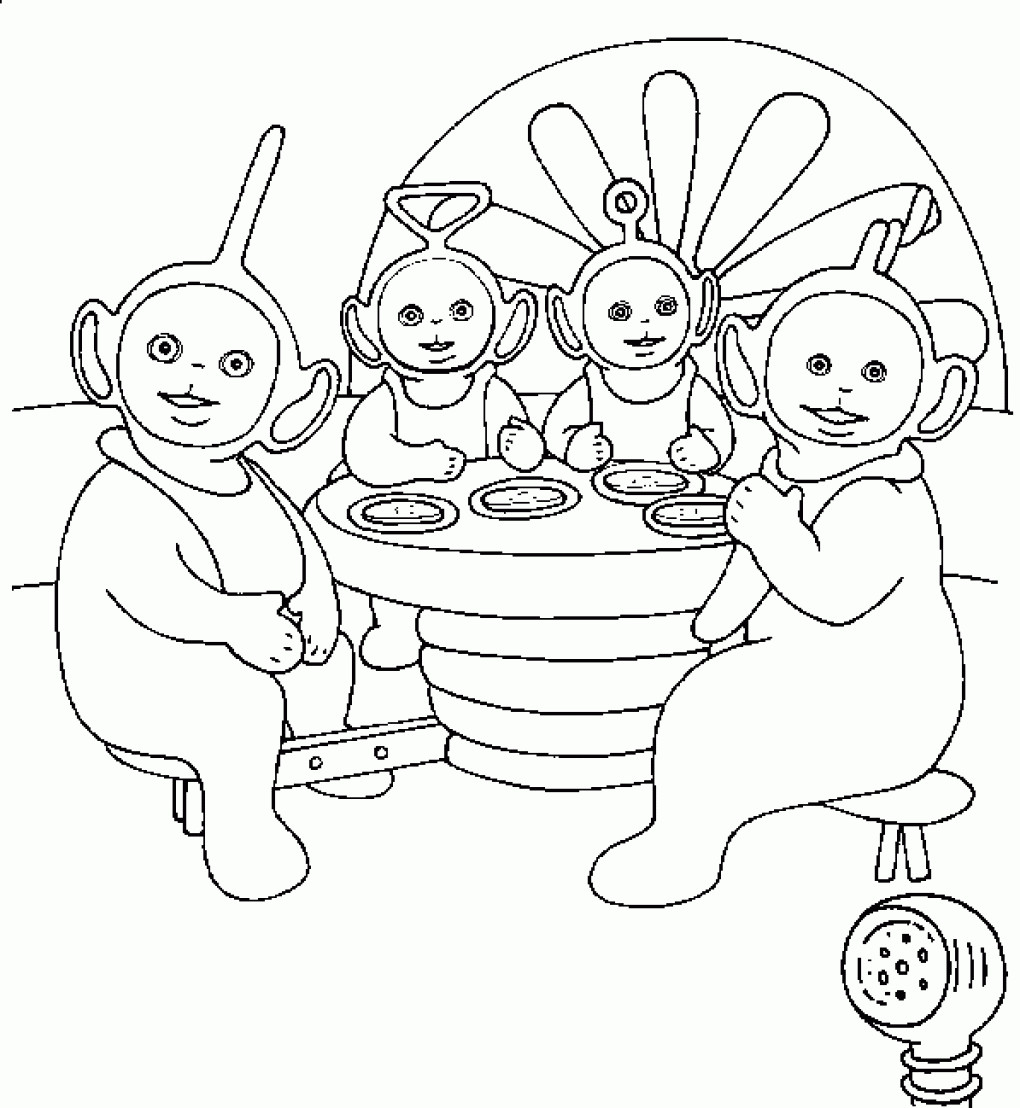 Teletubbies Printable Coloring Pages
 Free Printable Teletubbies Coloring Pages For Kids