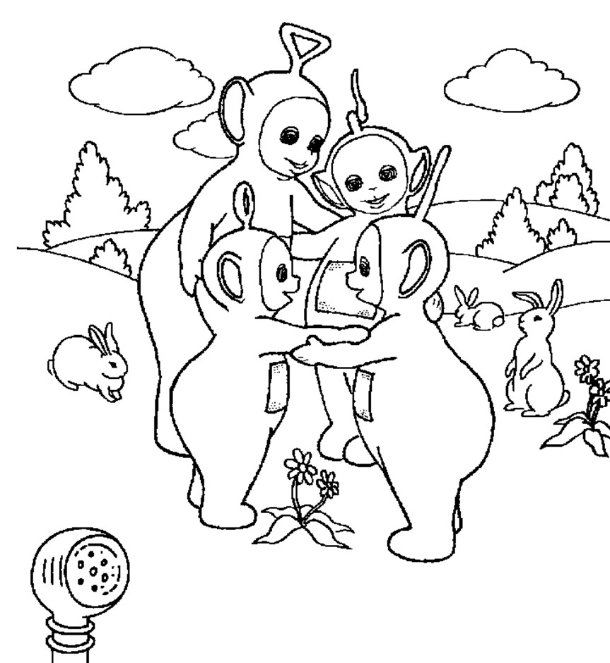 Teletubbies Printable Coloring Pages
 Free Printable Teletubbies Coloring Pages For Kids