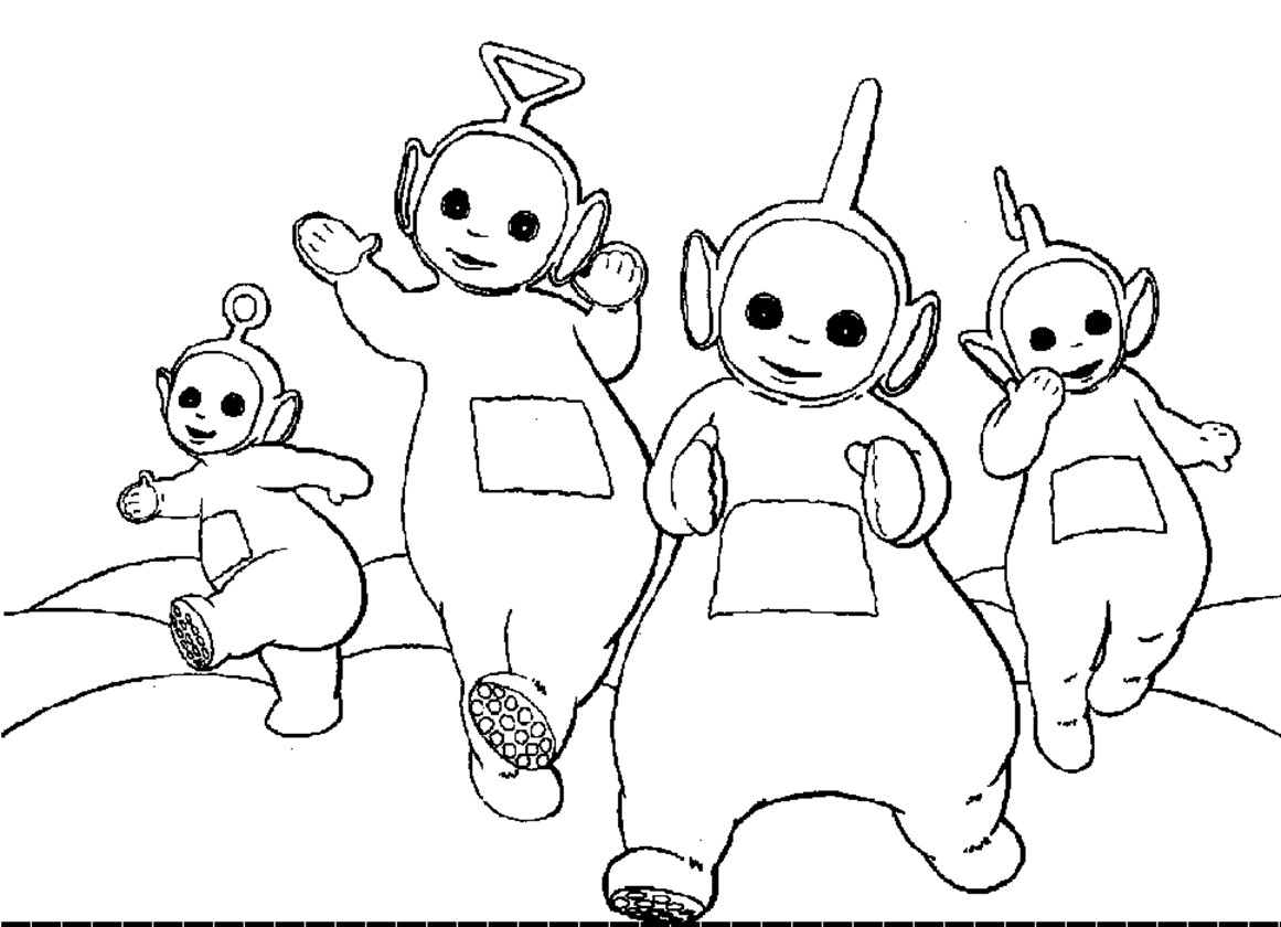 Teletubbies Printable Coloring Pages
 Free Printable Teletubbies Coloring Pages For Kids