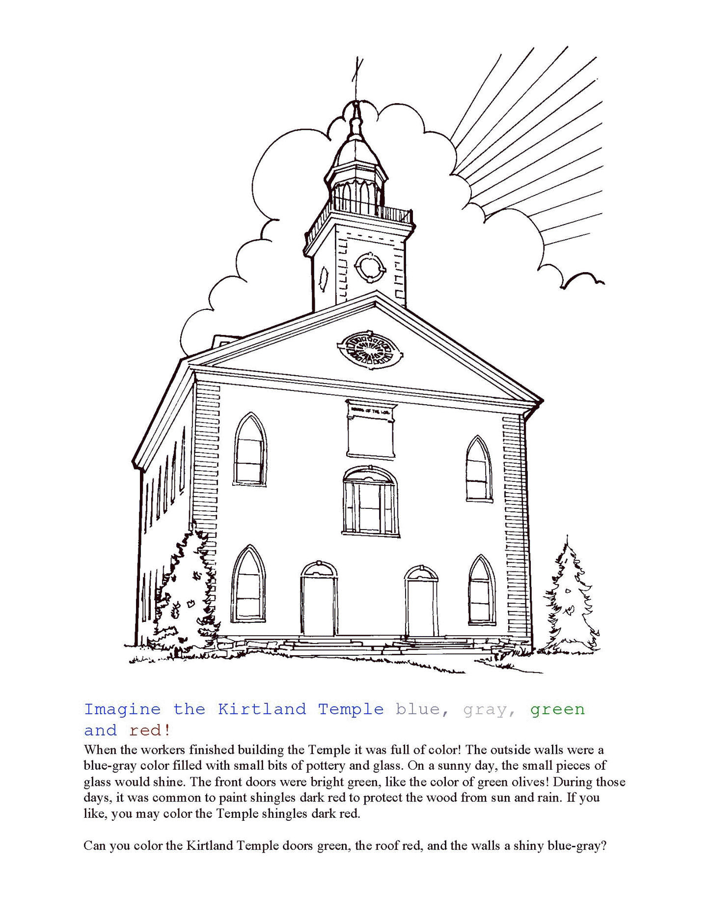 Temple Coloring Pages
 Temple Coloring Page Coloring Home