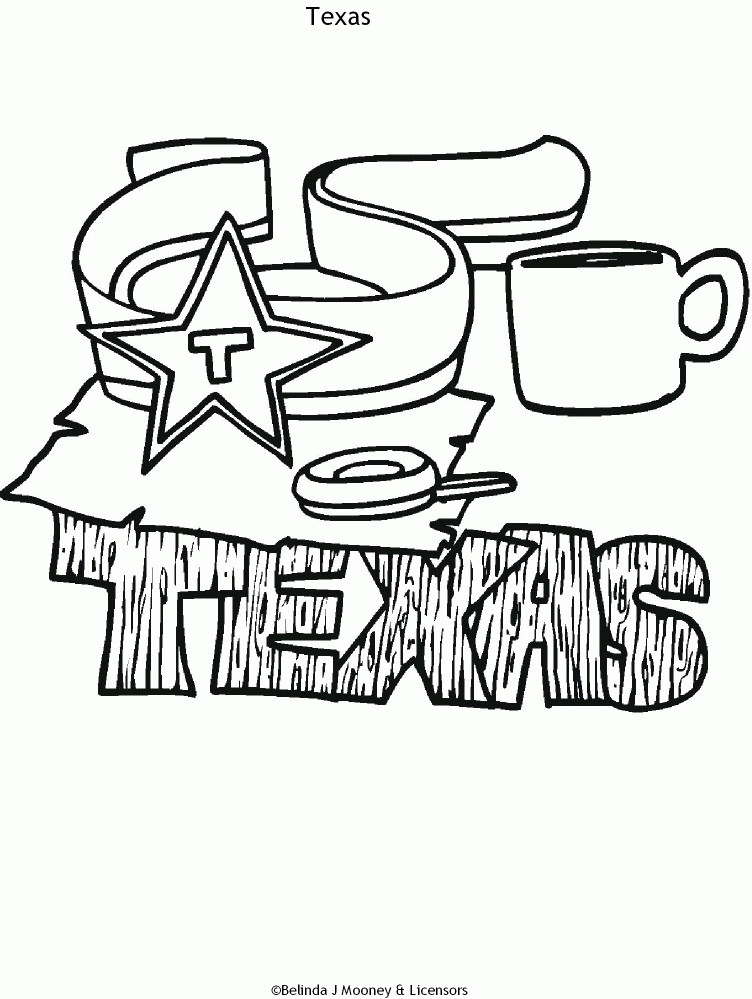 Texas Coloring Pages
 Texas Coloring Pages For Kids Coloring Home