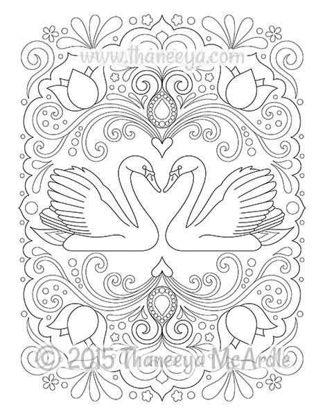 Thaneeya Mcardle Free Coloring Pages
 Follow Your Bliss Coloring Book by Thaneeya McArdle