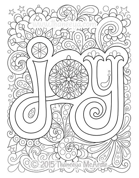 Thaneeya Mcardle Free Coloring Pages
 Christmas Coloring Book by Thaneeya McArdle — Thaneeya