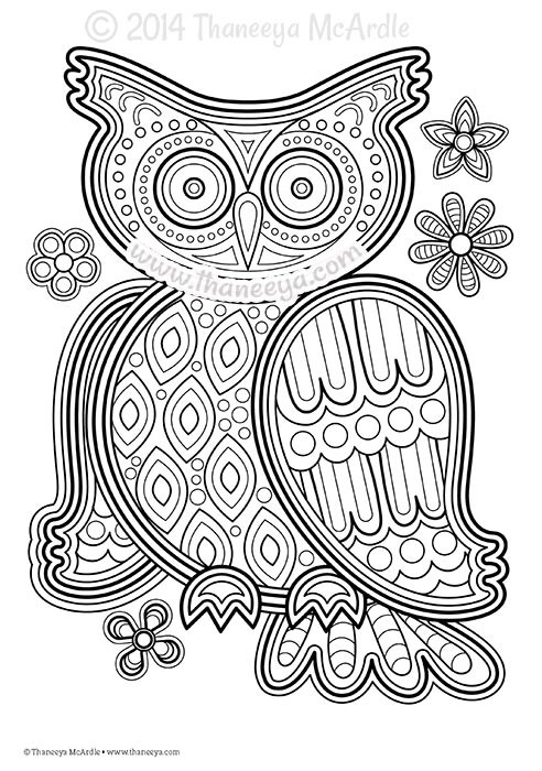 Thaneeya Mcardle Free Coloring Pages
 Don t Worry Be Happy Coloring Book by Thaneeya McArdle