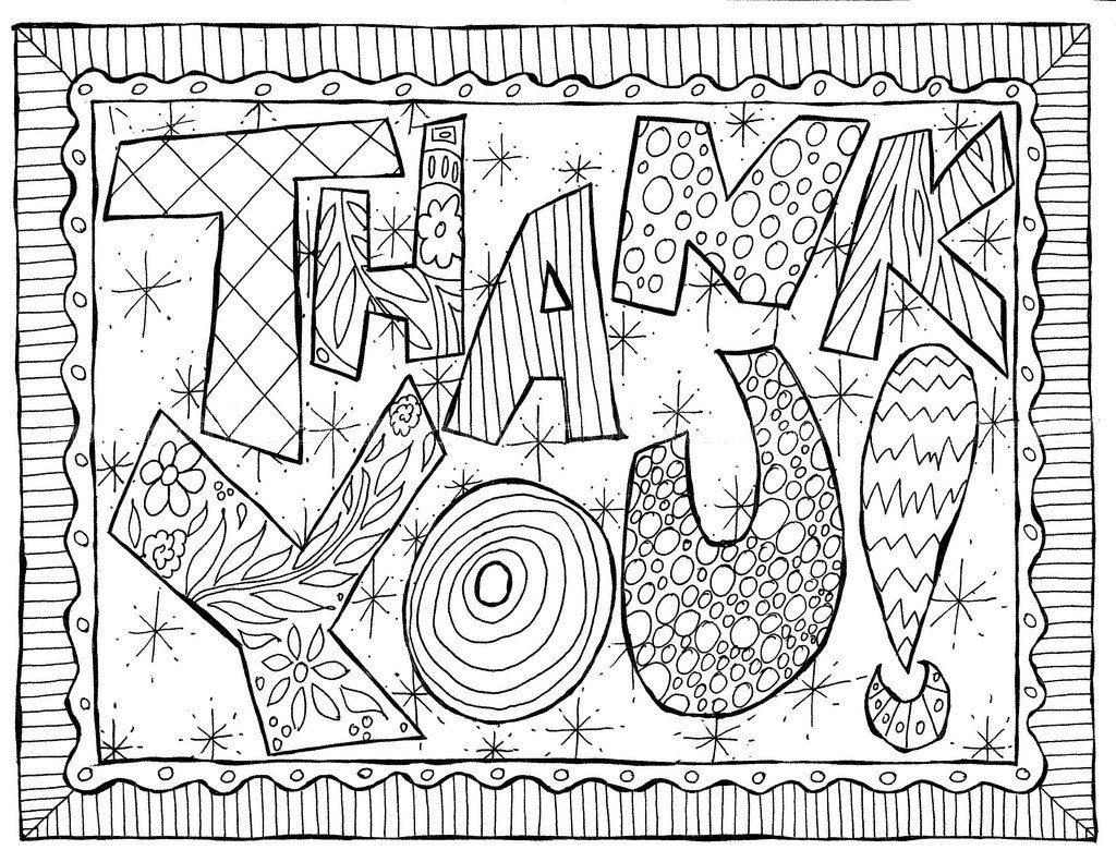 Thank You Coloring Pages For Kids
 Free Kids Color Pages Thank You Cards The Art Jinni