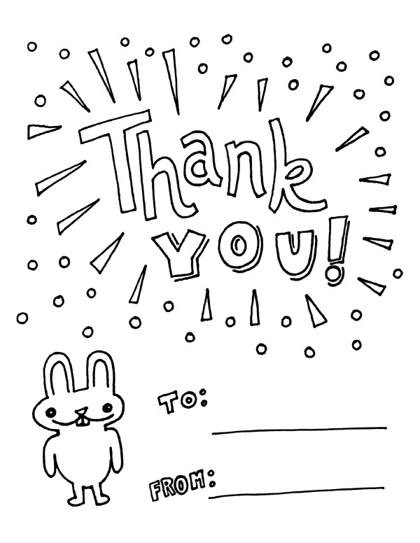 Thank You Coloring Pages For Kids
 Free Coloring Pages Me To You Thank You Cards Thank You