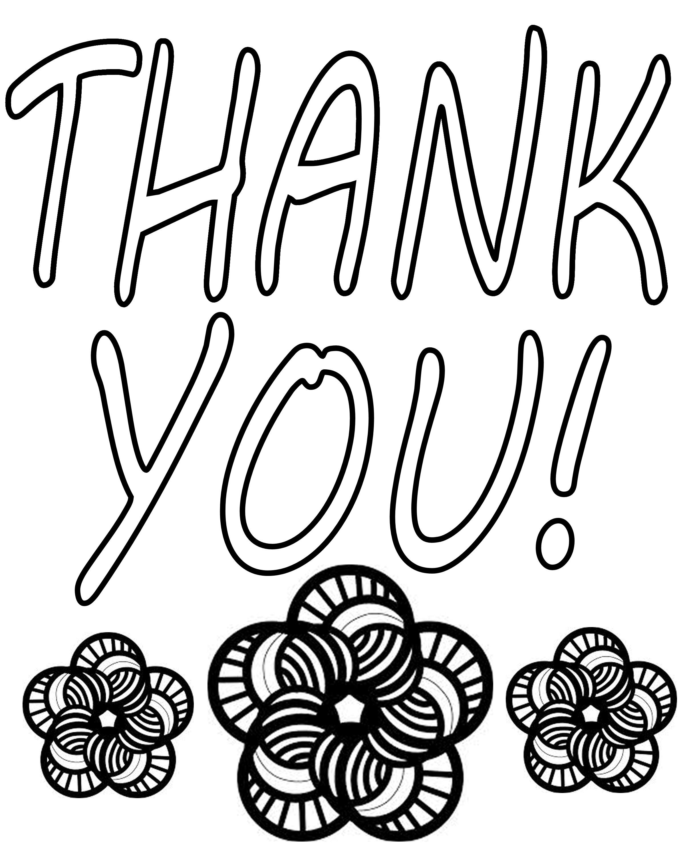 Thank You Coloring Pages For Kids
 Printable Thank You Cards Kids Can Color Kids Thank You