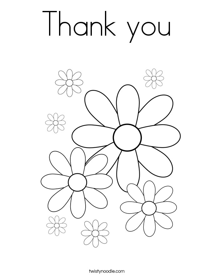 Thank You Coloring Pages For Kids
 Thank You Coloring Pages For Kids Coloring Home
