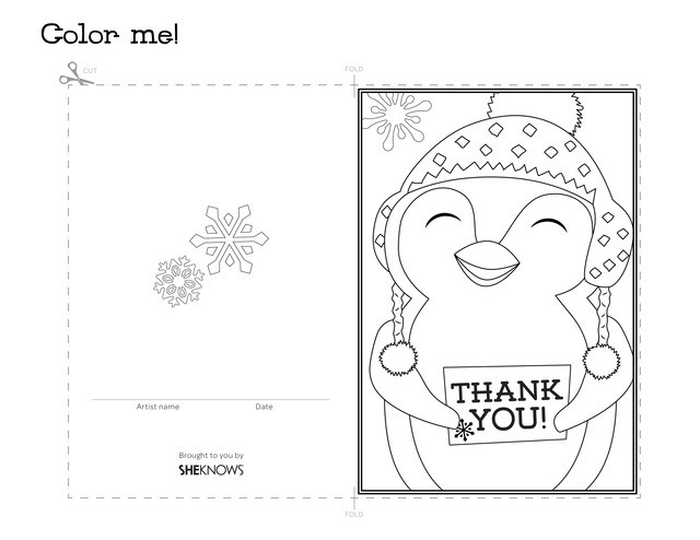 Thank You Coloring Pages For Kids
 Printable Thank You Cards Kids Can Color Kids Thank You