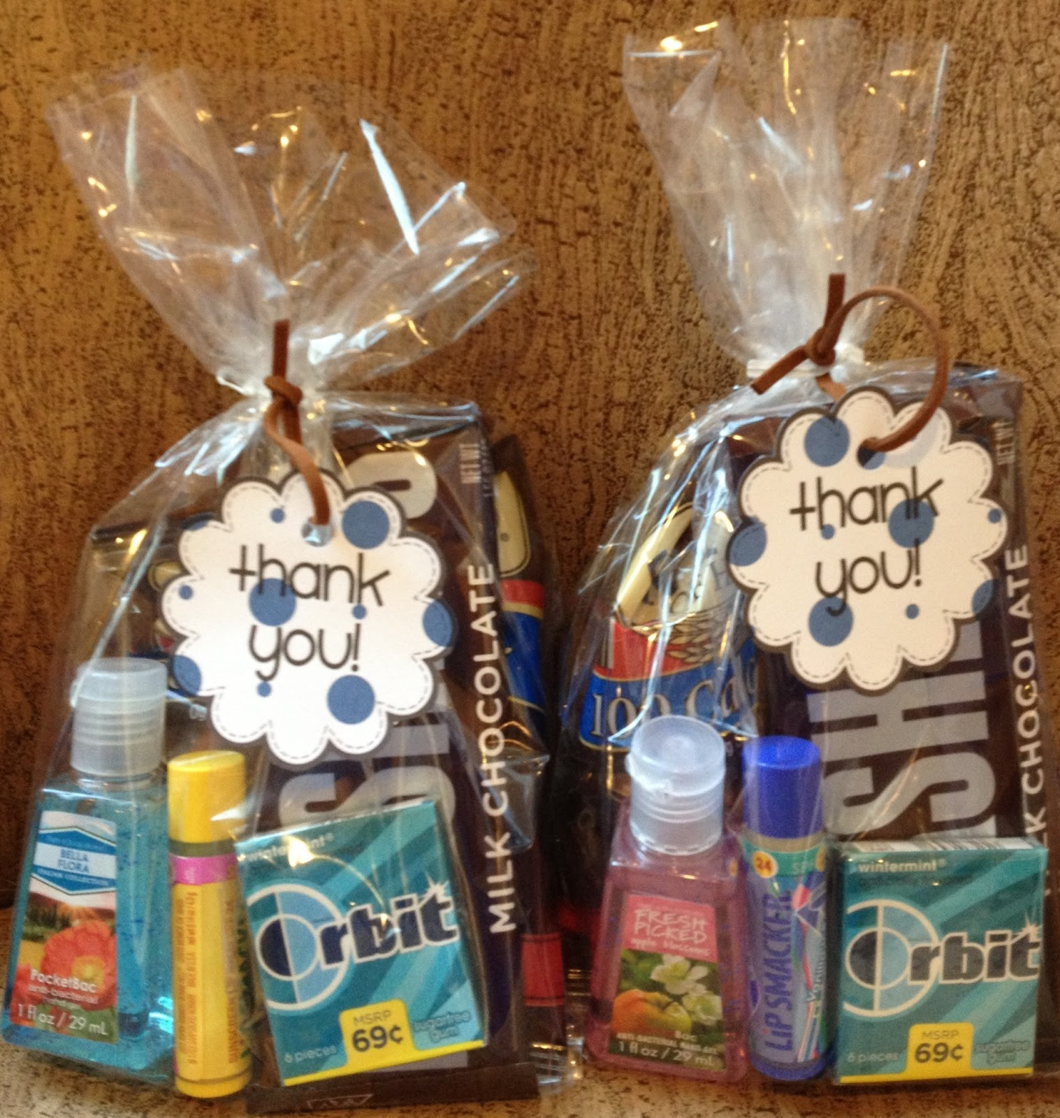 Thank You Gift Bag Ideas
 The Pledger Family Nurse Goody Bags