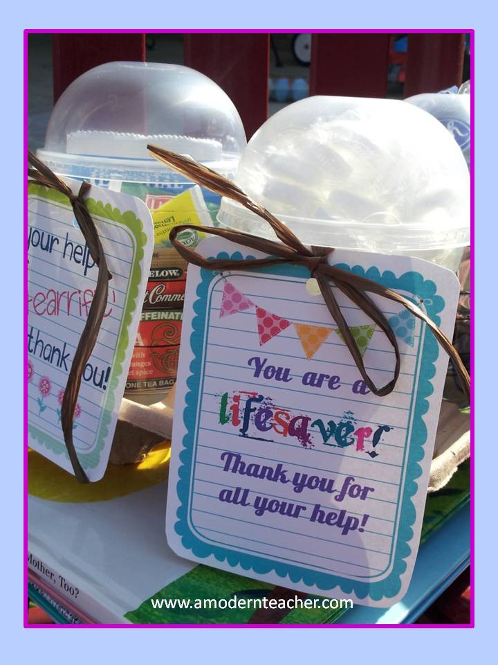 Thank You Gift Ideas For Parents
 Parent Appreciation Idea Sunny Days in Second Grade