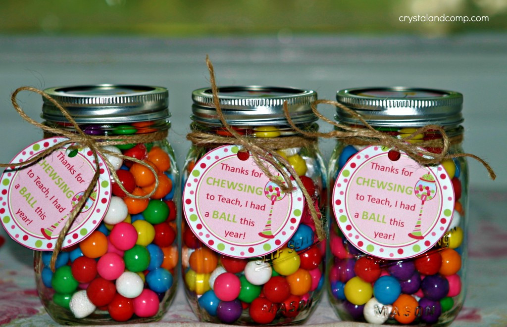 Thank You Gift Ideas For Teachers
 Teacher Appreciation Gift Ideas Bubble Gum