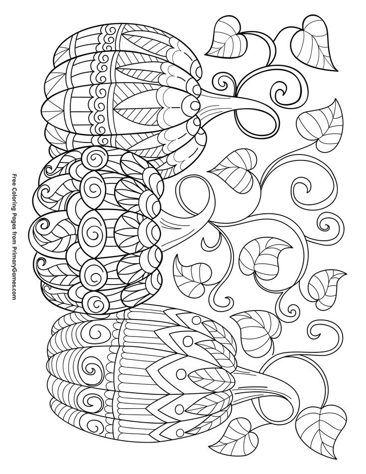 Thanksgiving Adult Coloring Pages
 Free Printable Thanksgiving Coloring Pages For Adults