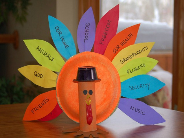 Thanksgiving Art For Preschoolers
 Gratitude Turkey