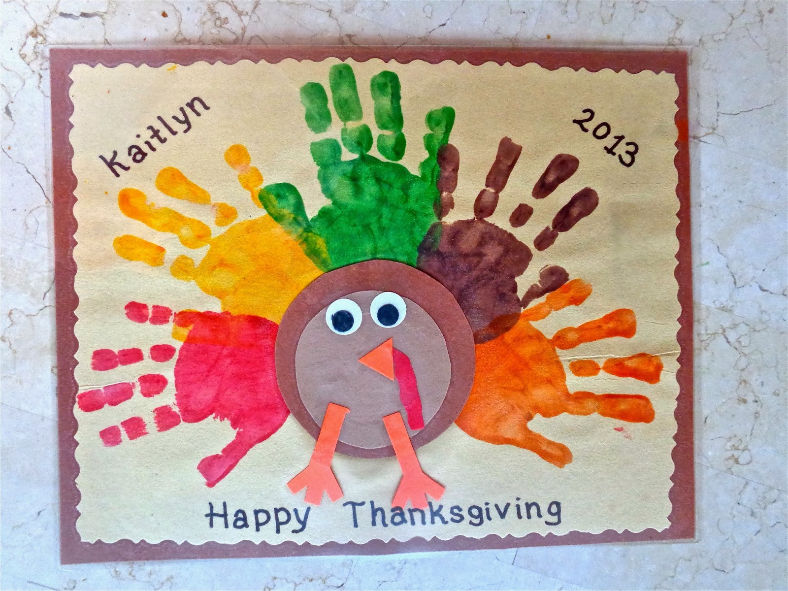 Thanksgiving Art For Preschoolers
 Terrific Preschool Years Thanksgiving placemats