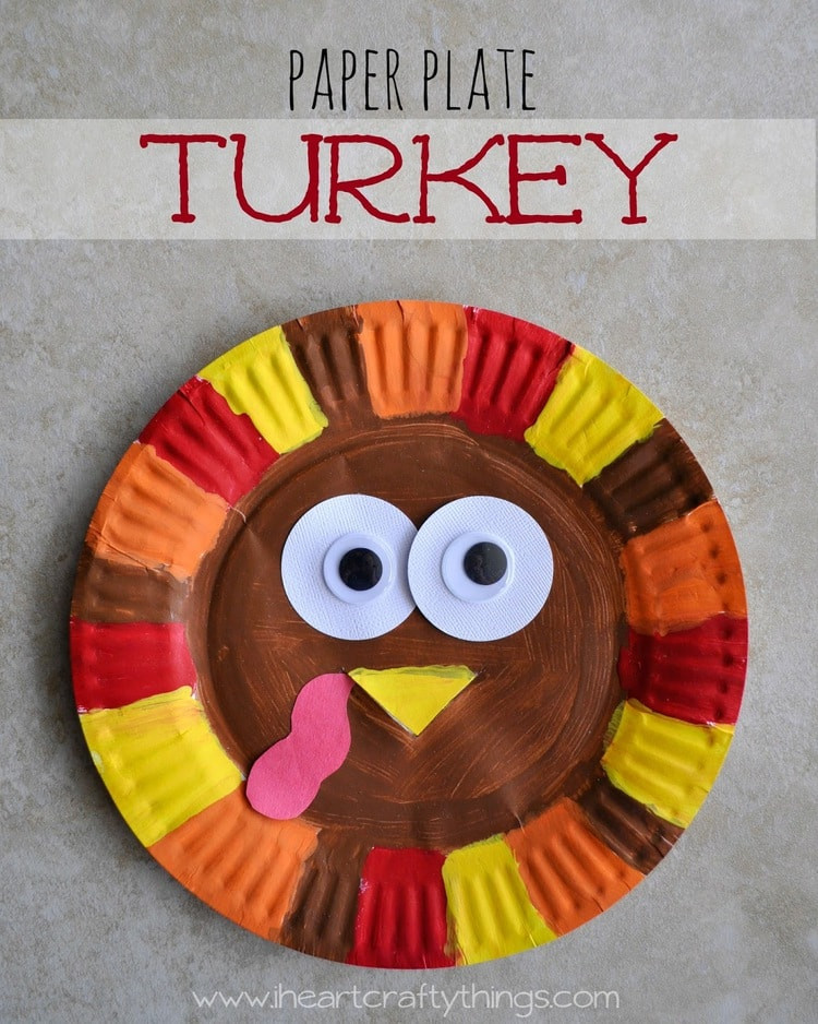 Thanksgiving Arts And Crafts For Toddlers
 Paper Plate Turkey