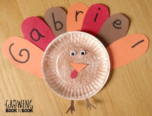 Thanksgiving Arts And Crafts For Toddlers
 Name Activities Feather Letter Turkey